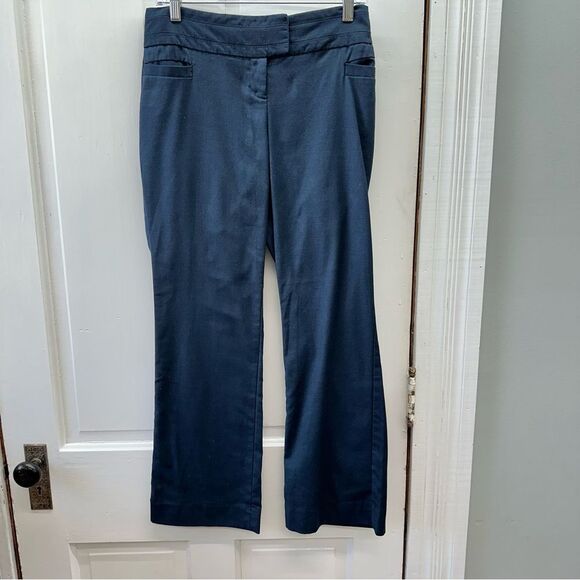 The Limited Cassidy Fit navy wide leg dress pants women's 4s 4 short - Picture 1 of 6
